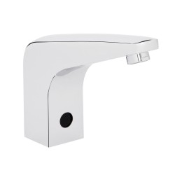 LLAVE DE LAVABO ELECTRONICA SENSOR DE BATERIAS FORZA CROMO HELVEX 261-TV304