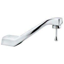 LLAVE PARA LAVABO ECONOMICA ANTIRROBO 2.0LT/MIN CROMO        261-TV1052