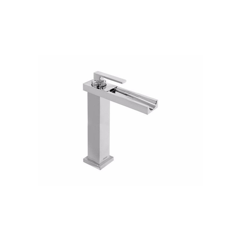 MONOMANDO PARA LAVABO ALTO ACUEDUCTO DX DE PUSH SATIN HELVEX 261-E926DXS