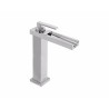 MONOMANDO PARA LAVABO ALTO ACUEDUCTO DX DE PUSH SATIN HELVEX 261-E926DXS