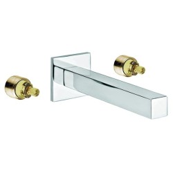 ENSAMBLE PARA MEZCLADORA DE LAVABO 8" PARED KUBICA CROMO CON CONTRA SIN REBOSADERO 261-E3004