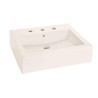 LAVABO DE SOBREPONER FUTURA3 5746 3T MARFIL CON REBOSADERO 261C-LVFUTURA3M