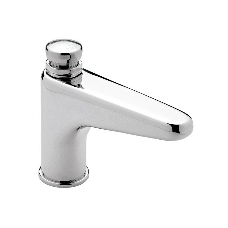 LLAVE DE LAVABO ECONOMIZADORA A PISO CIERRE AUTOMATICO 1.9 LT/MIN CROMO HELVEX TV12219 261-TV12219