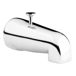 SALIDA PARA TINA A PARED OLIMPO CON DESVIADOR CROMO      TV165 261-TV165