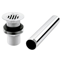 CONTRA PARA LAVABO CON REJILLA SIN REBOSADERO CROMO HELVEX TH059 261-TH059