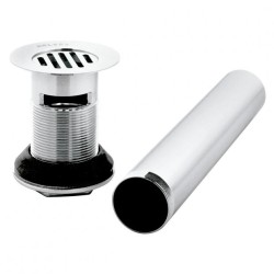 CONTRA PARA LAVABO CON REJILLA CON REBOSADERO CROMO HELVEX TH058 261-TH058