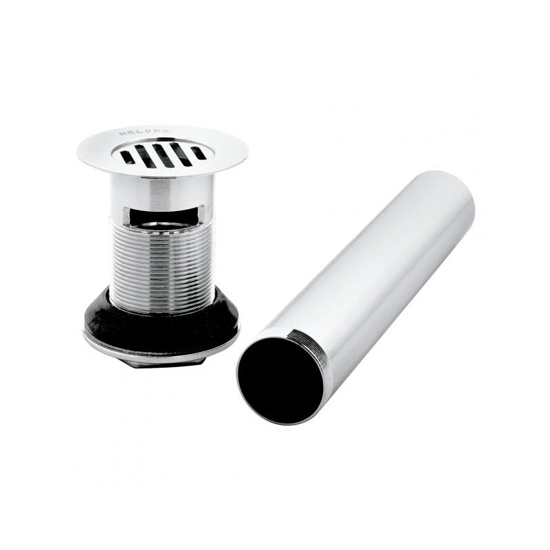 CONTRA PARA LAVABO CON REJILLA CON REBOSADERO CROMO HELVEX TH058 261-TH058