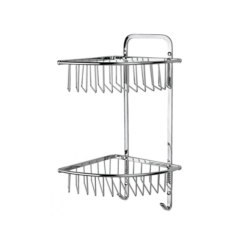 REPISA DOBLE REJILLA ESQUINA CROMO REJ05 261-REJ05