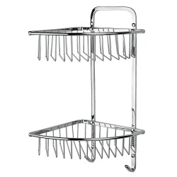 REPISA DOBLE REJILLA ESQUINA CROMO REJ05 261-REJ05