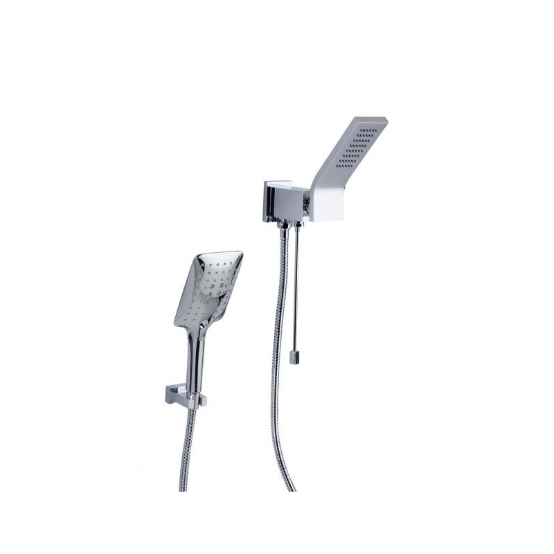 REGADERA MANUAL VERTIKA CROMO CON REGADERA FIJA HELVEX RM13 261-RM13