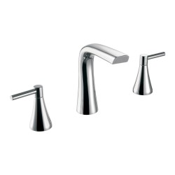 MEZCLADORA PARA LAVABO KONOS DE PUSH CROMO HELVEX M1004 261-M1004