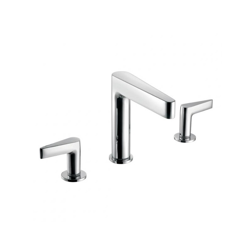 MEZCLADORA PARA LAVABO 12" CLASICA DE PUSH CROMO HELVEX M1005 261-M1005