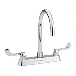 MEZCLADORA PARA FREGADERO FLAMINGOS CON AIREADOR CROMO HM38 261-HM38