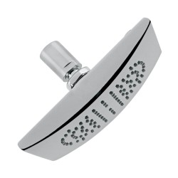 REGADERA CHORRO FIJO ANTICALCAREO CROMO HELVEX H105 261-H105