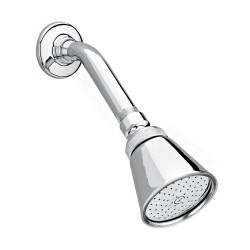 REGADERA CHORRO FIJO CON BRAZO Y CHAPETON OPTIMA CROMO H200 261-H200