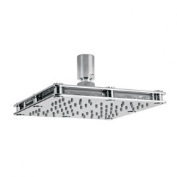 REGADERA PLATO ANCHO CUADRADA  6" KUBICA CROMO HELVEX H3006 261-H3006