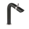 MONOMANDO PARA LAVABO BAMBOO EBANO/CROMO CON CONTRA PUSH HELVEX E922EBCR 261-E922EBCR