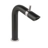 MONOMANDO PARA LAVABO BAMBOO EBANO/CROMO CON CONTRA PUSH HELVEX E922EBCR 261-E922EBCR