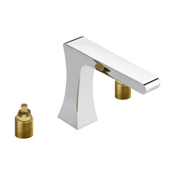 ENSAMBLE PARA MEZCLADORA  PARA LAVABO TALADROS SEPARADOS CON CONTRA PUSH MAGNA DX CROMO HELVEX EP2120 261-EP2120