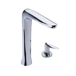 MONOMANDO PARA LAVABO ALTO NAUTILIA DE PUSH CROMO E925 261-E925