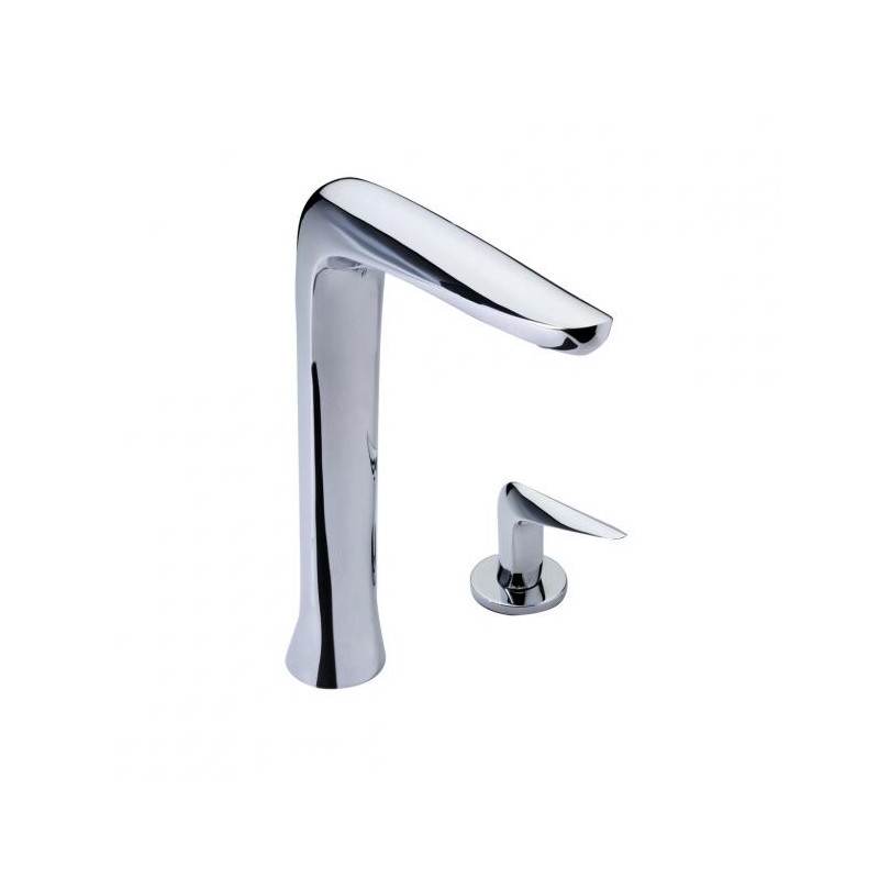 MONOMANDO PARA LAVABO ALTO NAUTILIA DE PUSH CROMO E925 261-E925