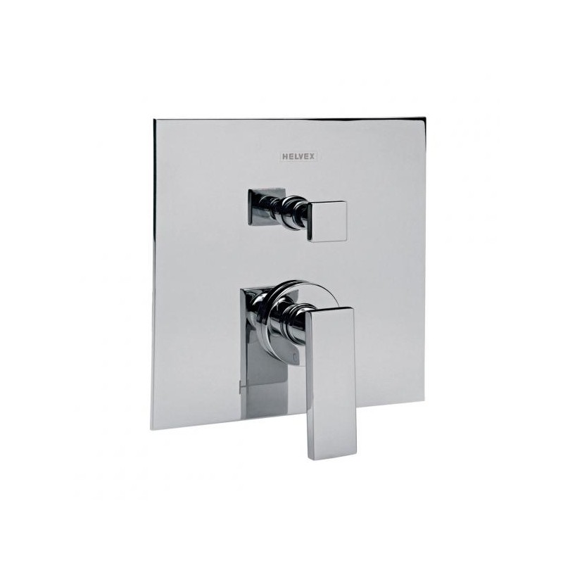 MONOMANDO PARA REGADERA O TINA MANUAL VERTIKA CROMO CON DESVIADOR E701 261-E701