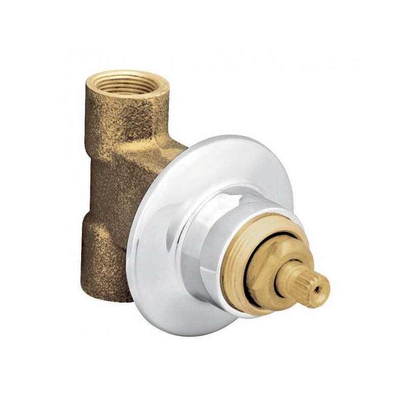 JUEGO DE ENSAMBLES PARA REGADERA HELVEX CON ROSCA VALVEX-II CON CHAPETON CROMO E60II 261-E60II