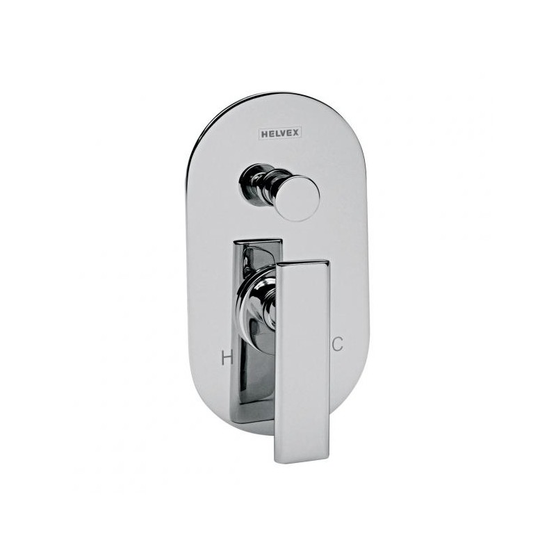 MONOMANDO PARA REGADERA O TINA MANUAL PREMIER CROMO HELVEX 261-E703