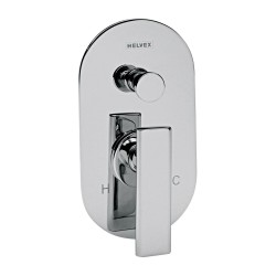 MONOMANDO PARA REGADERA O TINA MANUAL PREMIER CROMO HELVEX 261-E703