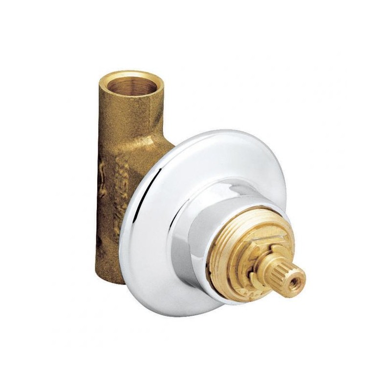 JUEGO DE ENSAMBLES PARA REGADERA HELVEX SOLDABLE VALVEX-I CON CHAPETON SATIN E61S 261-E61S