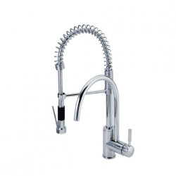 MONOMANDO PARA FREGADERO DOBLE CROMO HELVEX E308 261-E308