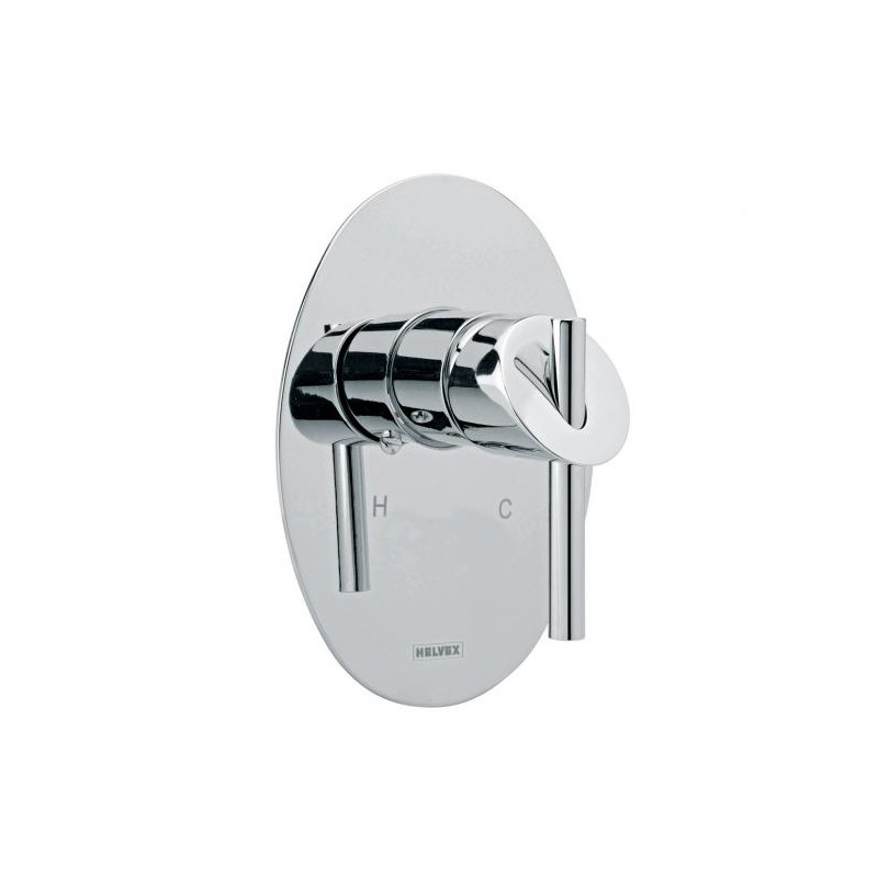 MONOMANDO PARA REGADERA O TINA NUVA SIN DESVIADOR CROMO HELVEX E46 261-E46