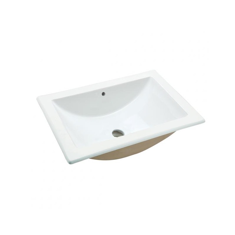 LAVABO HELVEX BAJO CUBIERTA MARCUS 54*39 CON REBOSADERO BLANCO  LV3-1 261C-LVMARCUSB