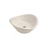 LAVABO HELVEX DE SOBREPONER CASSINI 43*43 SIN REBOSADERO MARFIL LV4M 261C-LVCASSINIM