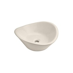 LAVABO HELVEX DE SOBREPONER CASSINI 43*43 SIN REBOSADERO MARFIL LV4M 261C-LVCASSINIM
