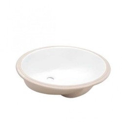 LAVABO HELVEX BAJO CUBIERTA LUGANO 55*46 CON REBOSADERO BLANCO LV1 261C-LVLUGANO
