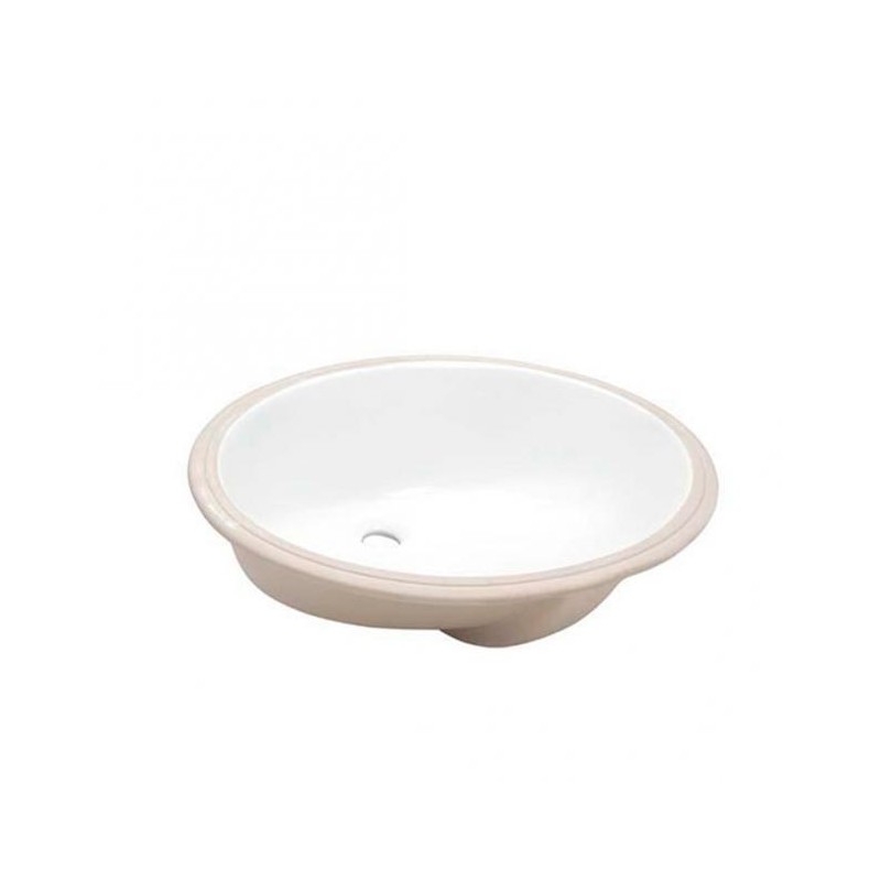 LAVABO HELVEX BAJO CUBIERTA LUGANO 55*46 CON REBOSADERO BLANCO LV1 261C-LVLUGANO