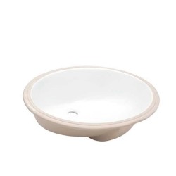 LAVABO HELVEX BAJO CUBIERTA LUGANO 55*46 CON REBOSADERO BLANCO LV1 261C-LVLUGANO