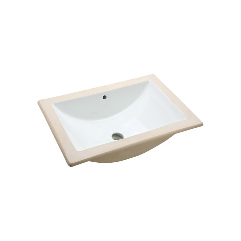 LAVABO HELVEX BAJO CUBIERTA MARCUS 54*39 CON REBOSADERO MARFIL LV3-1M 261C-LVMARCUSBM