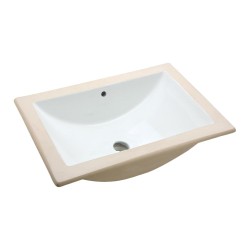 LAVABO HELVEX BAJO CUBIERTA MARCUS 54*39 CON REBOSADERO MARFIL LV3-1M 261C-LVMARCUSBM