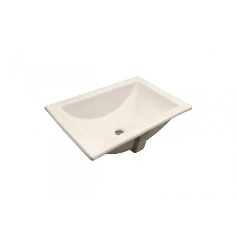 LAVABO HELVEX SOBRE CUBIERTA MARCUS 54*37 MARFIL CON REBOSADERO LV3M 261C-LVMARCUS-M