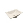 LAVABO HELVEX SOBRE CUBIERTA MARCUS 54*37 MARFIL CON REBOSADERO LV3M 261C-LVMARCUS-M