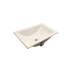 LAVABO HELVEX SOBRE CUBIERTA MARCUS 54*37 MARFIL CON REBOSADERO LV3M 261C-LVMARCUS-M