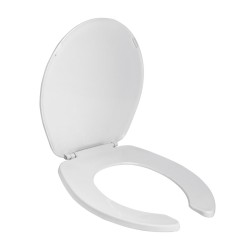 ASIENTO PARA WC REDONDO CON TAPA CIERRE STANDAR BLANCO HELVEX 261C-ATR1