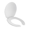 ASIENTO PARA WC REDONDO CON TAPA CIERRE STANDAR BLANCO HELVEX 261C-ATR1