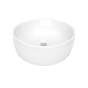 LAVABO HELVEX DE SOBRE PONER MOREA SIN REBOSADERO BLANCO 261C-LVMOREA