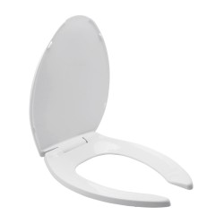 ASIENTO PARA WC ALARGADO CON TAPA CIERRE LENTO BLANCO HELVEX 261C-AT1