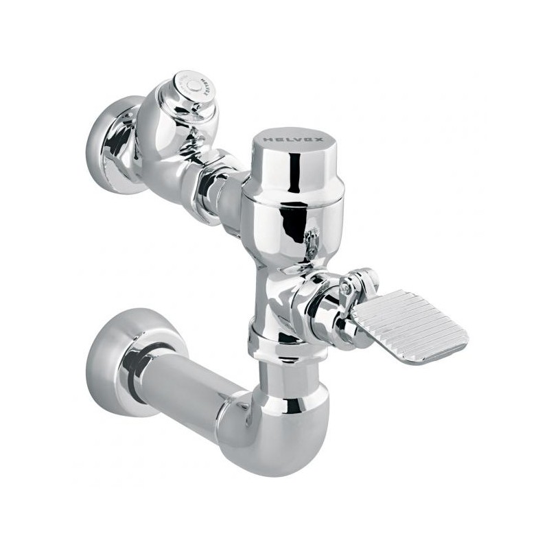 FLUXOMETRO WC PEDAL SPUD 32-38 MM 4.8 LPD CROMO HELVEX 310WC48 261-310WC48