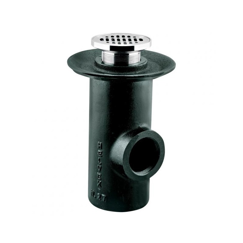 COLADERA PARA PISO 25 CM 1 BOCA REJILLA REDONDA 27 261-27