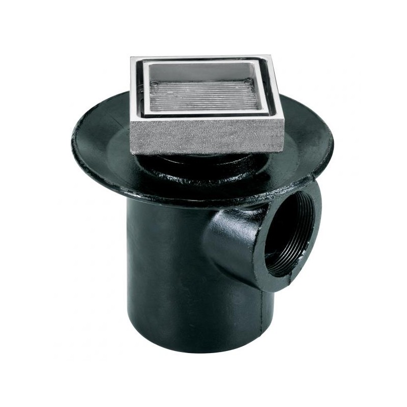 COLADERA PISO 1 BOCA PARA INSERTO CERAMICO CUADRADA 24CHLI 261-24CHLI